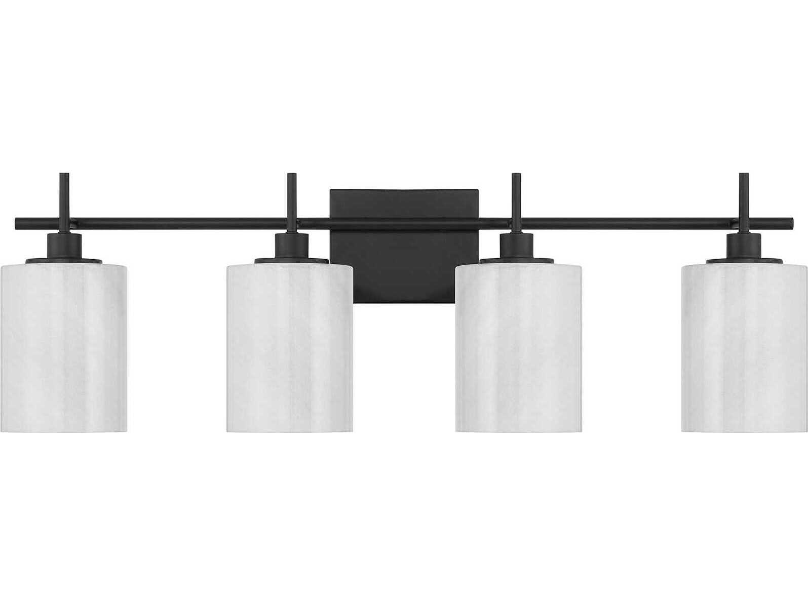 Savoy House Meridian 4-Light Matte Black Vanity Light
