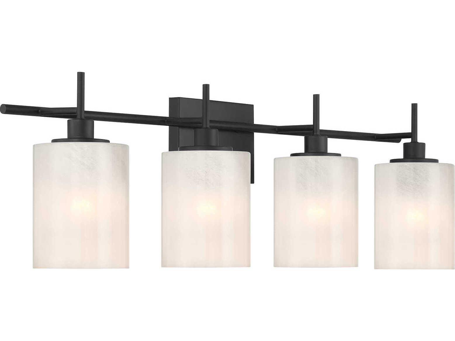 Savoy House Meridian 4-Light Matte Black Vanity Light