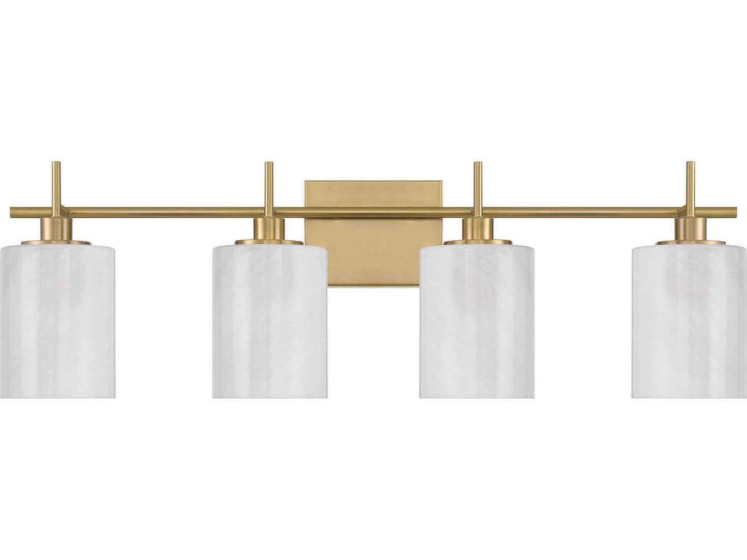 Savoy House Meridian 4-Light Natural Brass Vanity Light