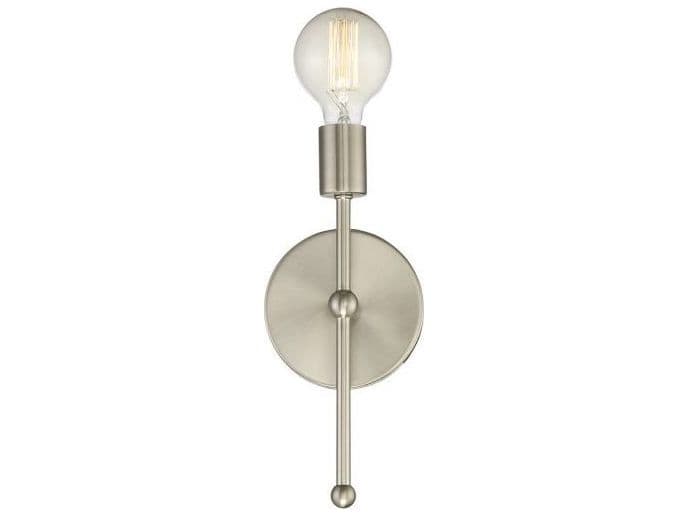 Savoy House Meridian 1-Light Satin Nickel Wall Sconce