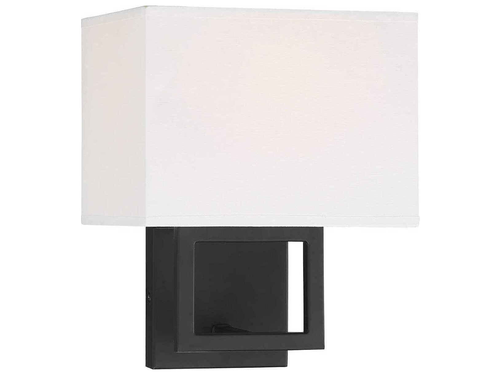 Savoy House Meridian 1-Light Matte Black Wall Sconce