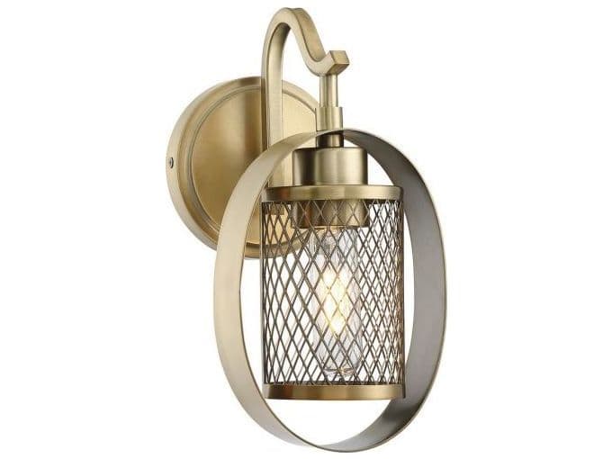 Savoy House Meridian 1-Light Natural Brass Wall Sconce