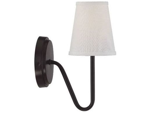 Savoy House Meridian 1-Light Oil Rubbed Bronze Glass Wall Sconce