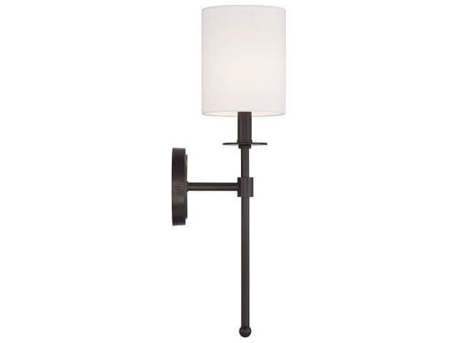 Savoy House Meridian 1-Light Oil Rubbed Bronze Glass Wall Sconce