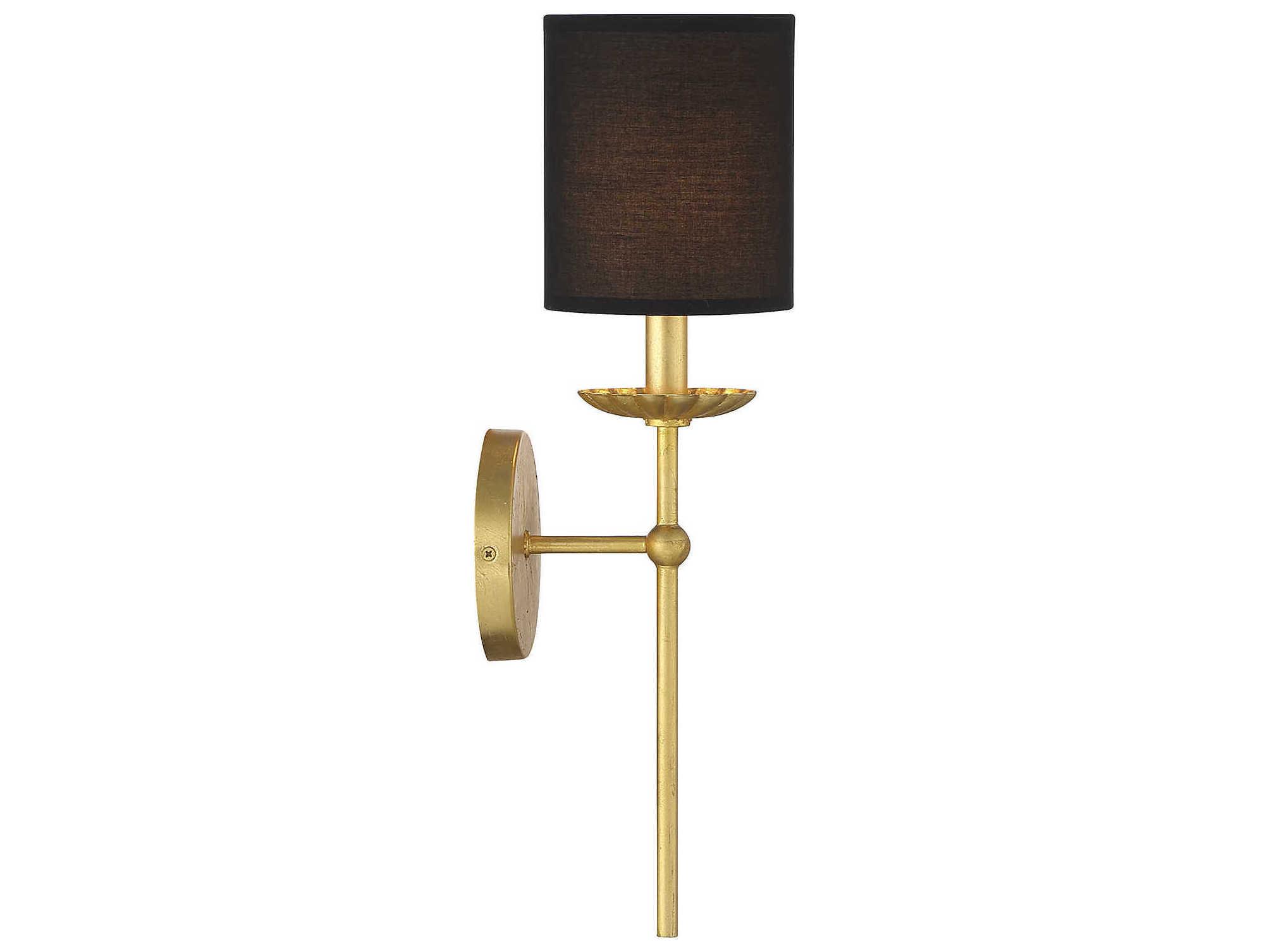 Savoy House Meridian 1-Light True Gold Wall Sconce