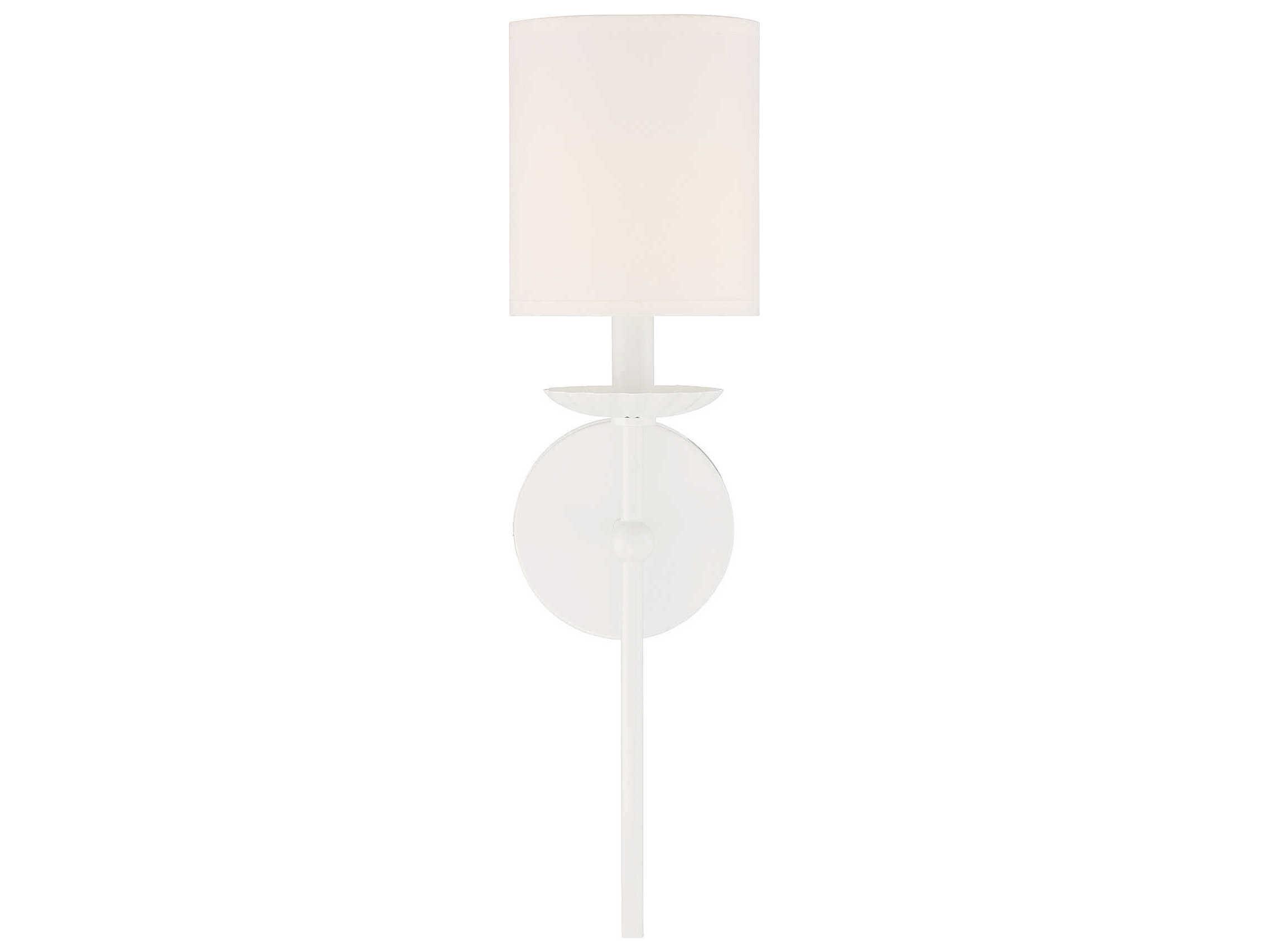 Savoy House Meridian 1-Light White Wall Sconce