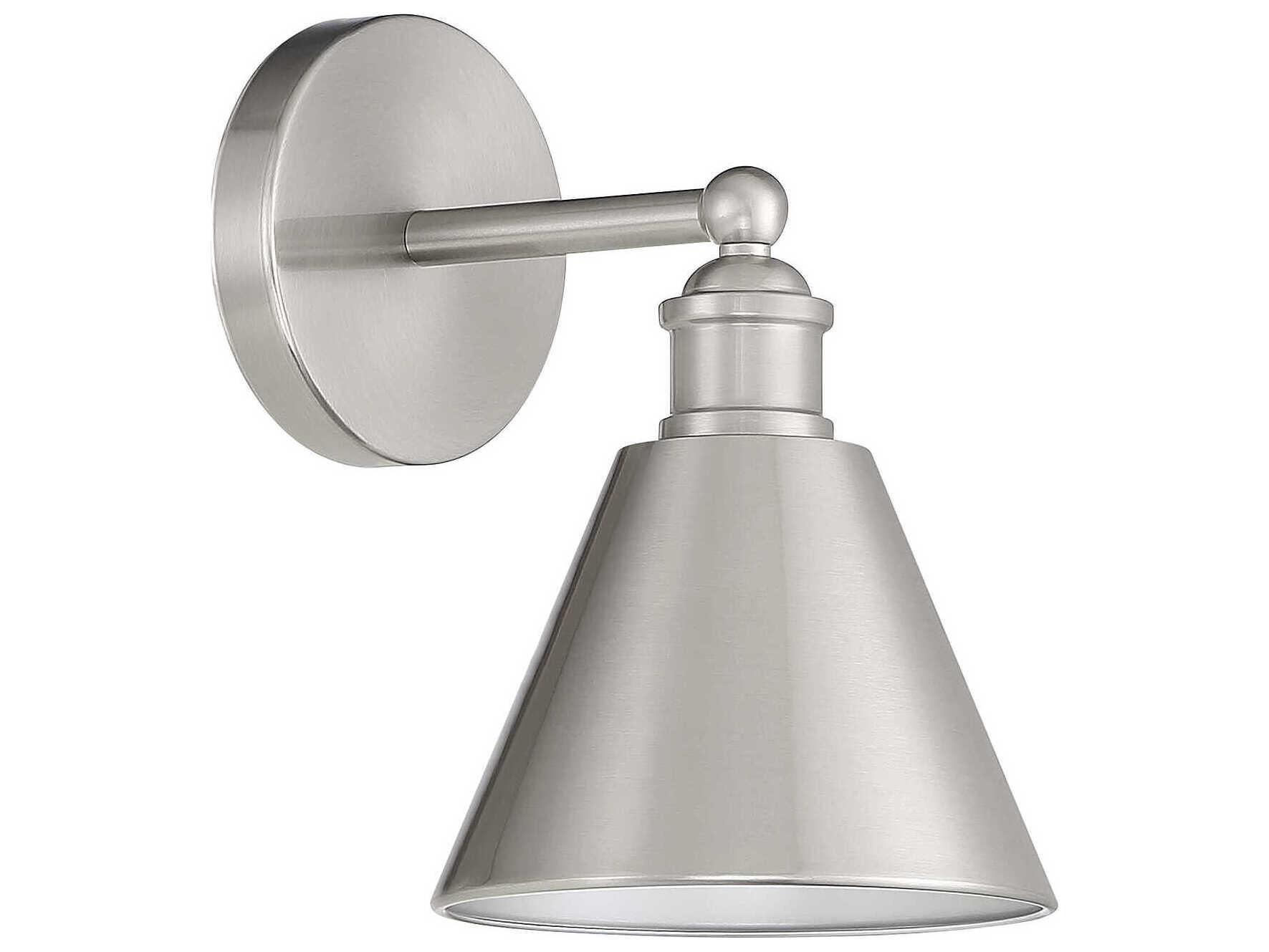 Savoy House Meridian 1-Light Brushed Nickel Wall Sconce
