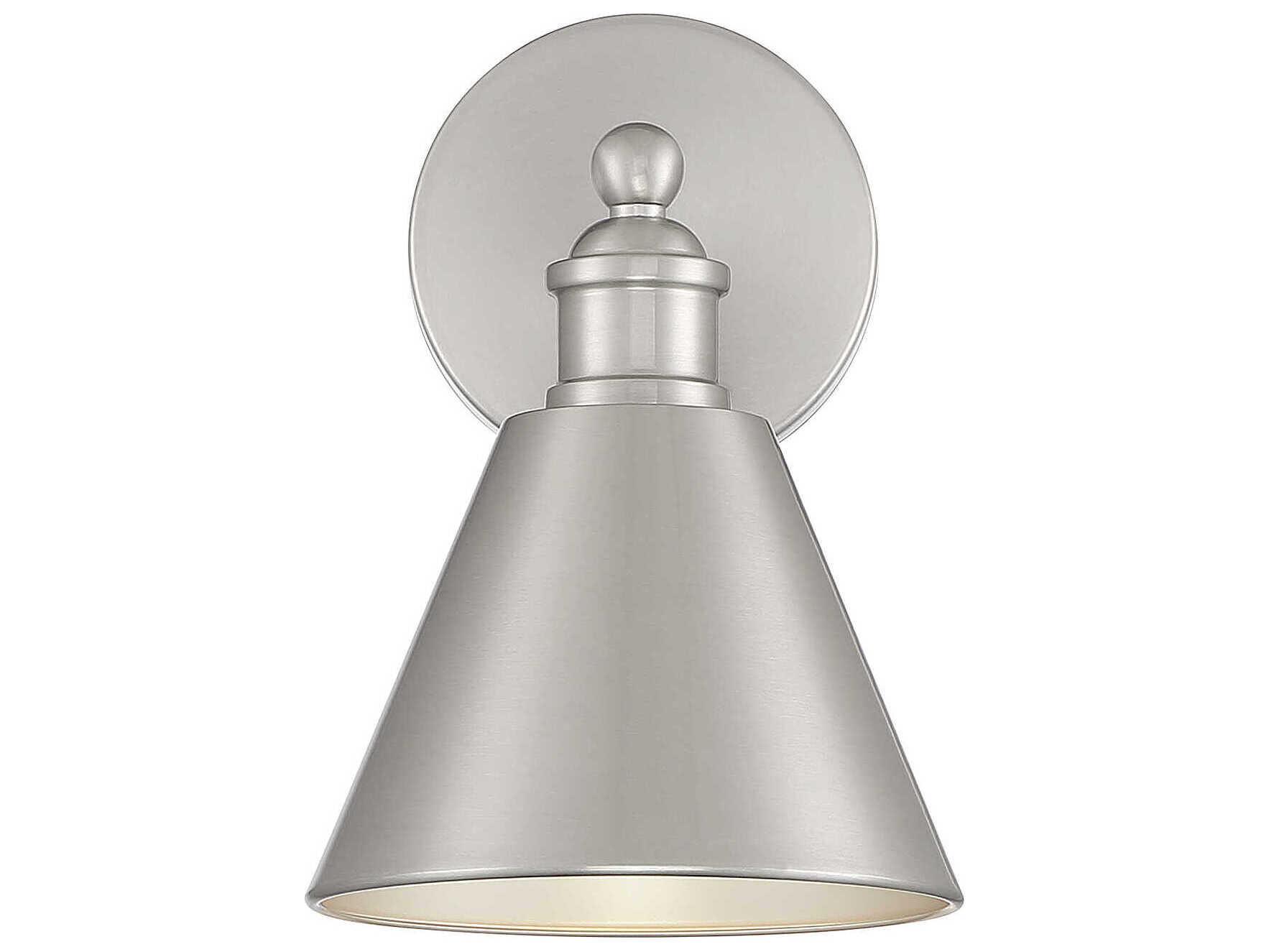 Savoy House Meridian 1-Light Brushed Nickel Wall Sconce