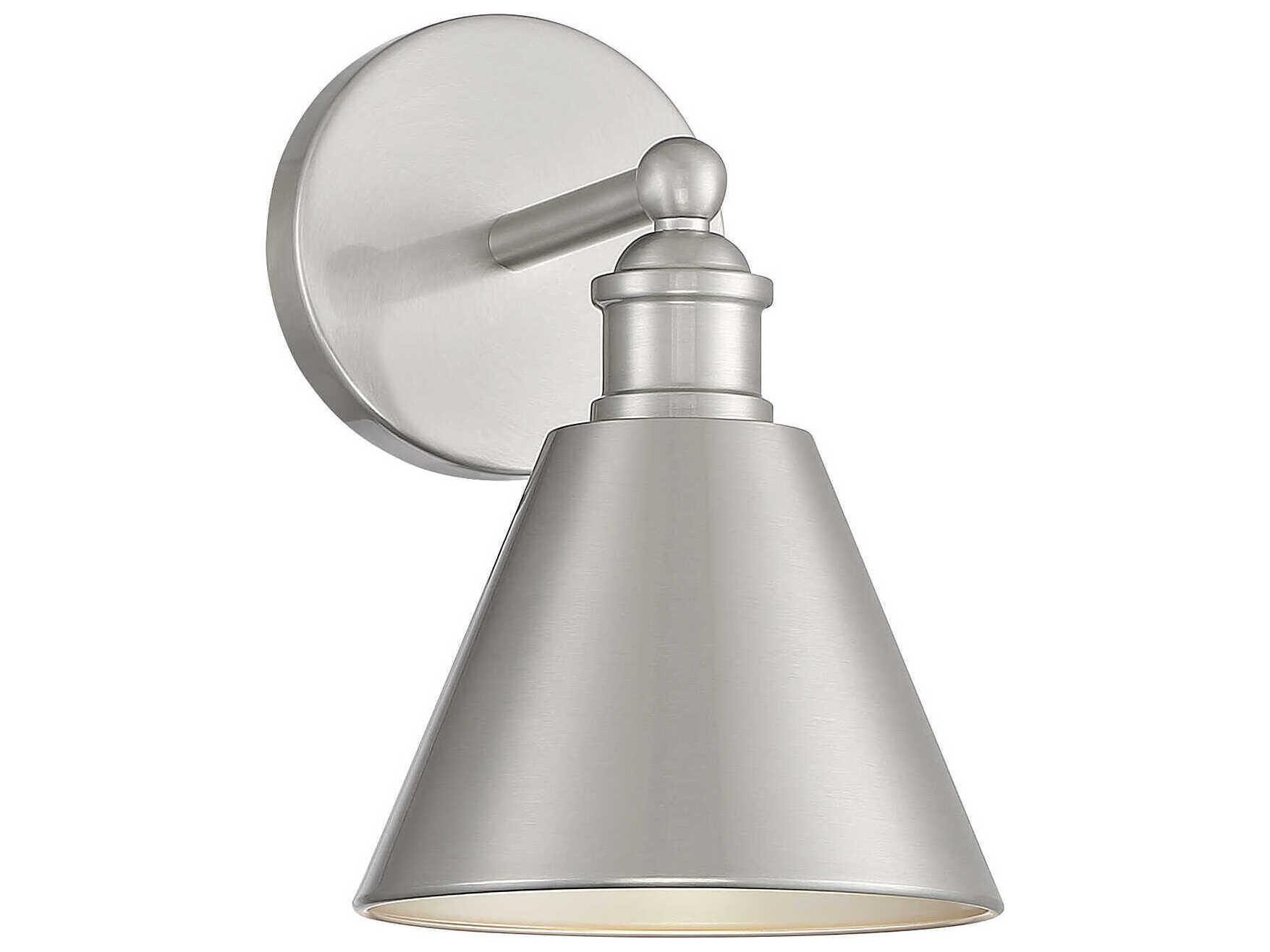 Savoy House Meridian 1-Light Brushed Nickel Wall Sconce
