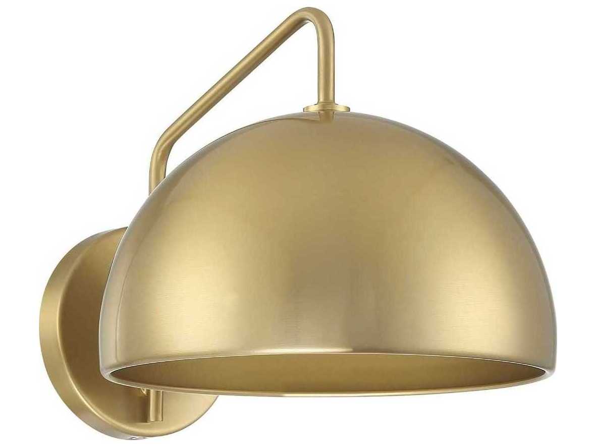 Savoy House Meridian 1-Light Natural Brass Wall Sconce