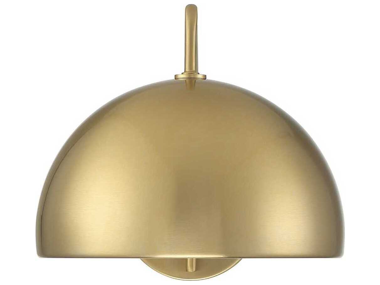 Savoy House Meridian 1-Light Natural Brass Wall Sconce