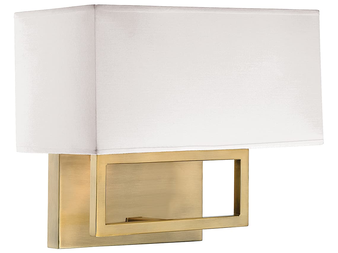 Savoy House Meridian 2-Light Natural Brass Wall Sconce