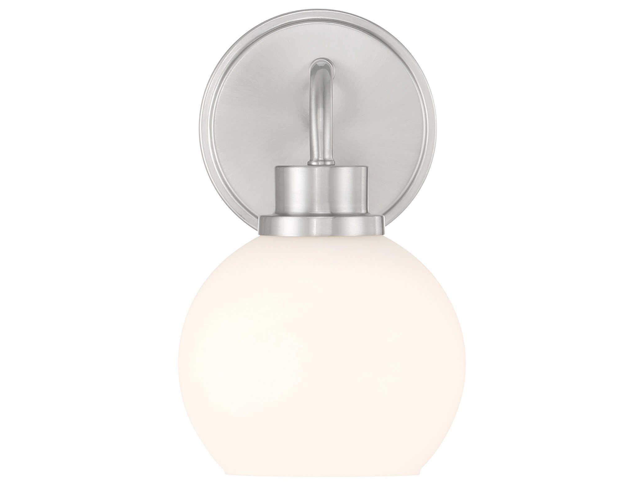 Savoy House Meridian 1-Light Brushed Nickel Wall Sconce