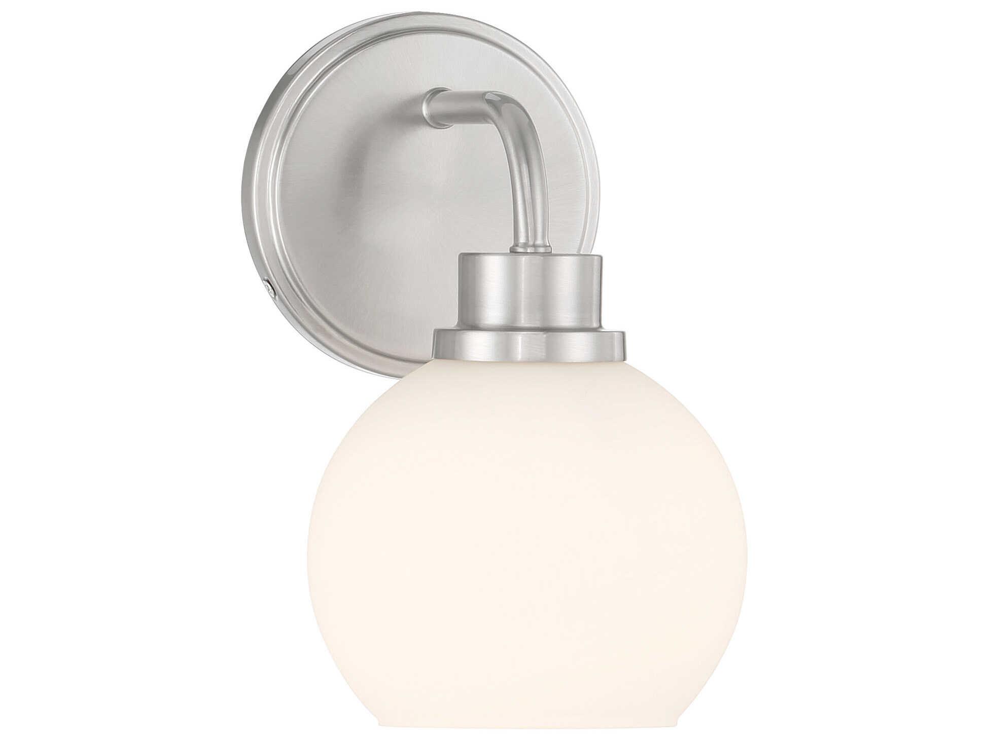 Savoy House Meridian 1-Light Brushed Nickel Wall Sconce