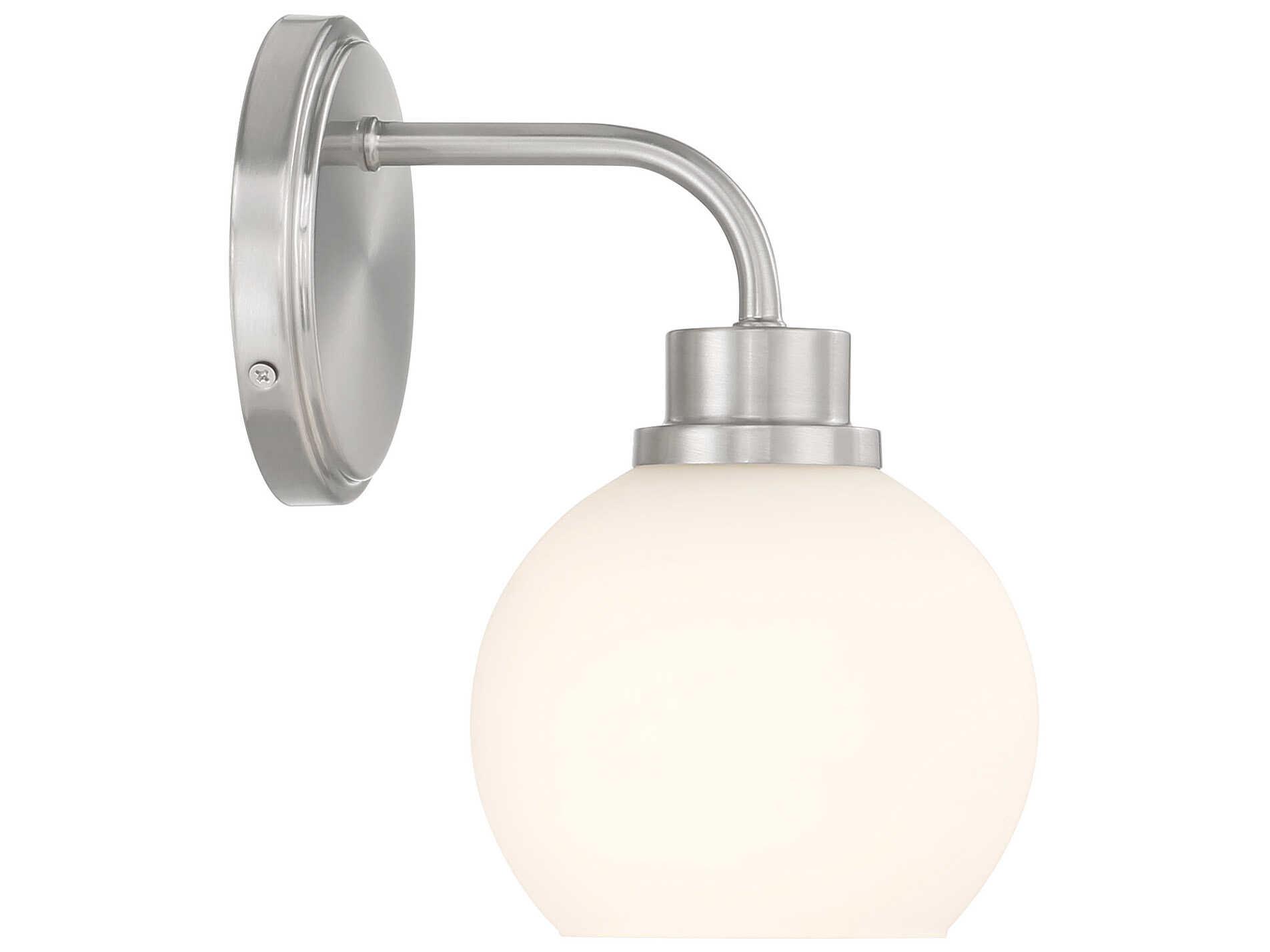Savoy House Meridian 1-Light Brushed Nickel Wall Sconce