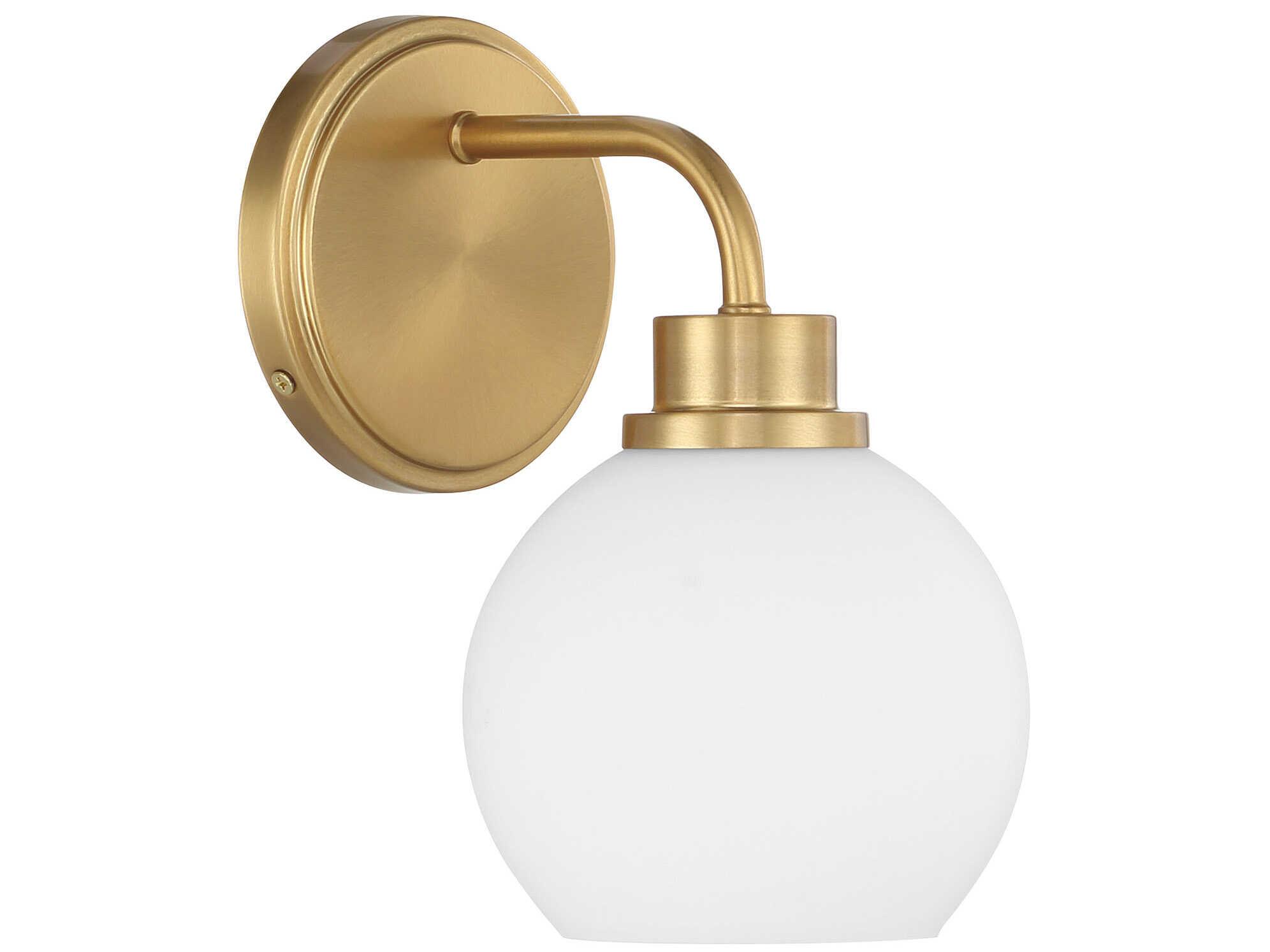 Savoy House Meridian 1-Light Natural Brass Wall Sconce