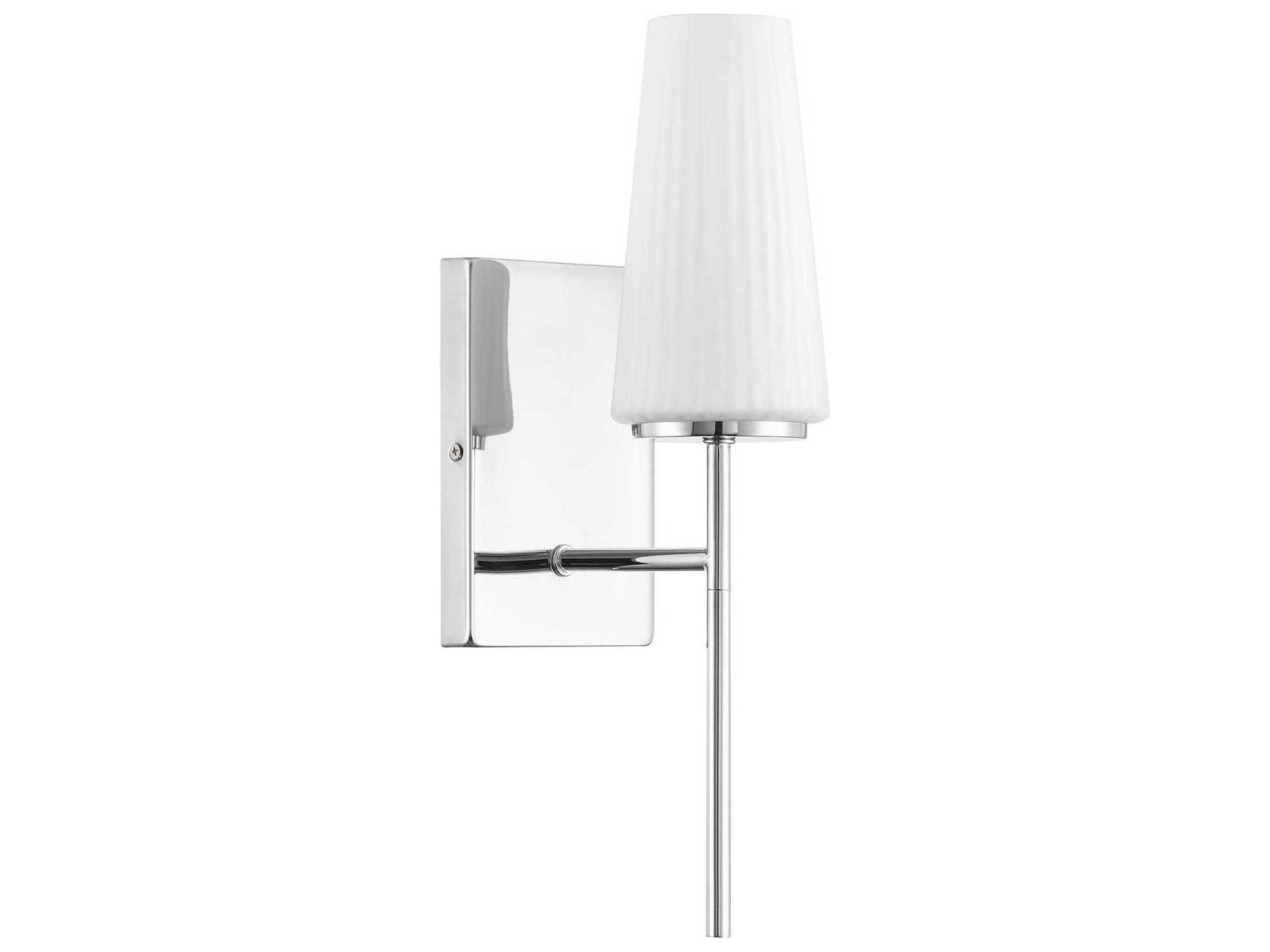 Savoy House Meridian 1-Light Chrome Wall Sconce