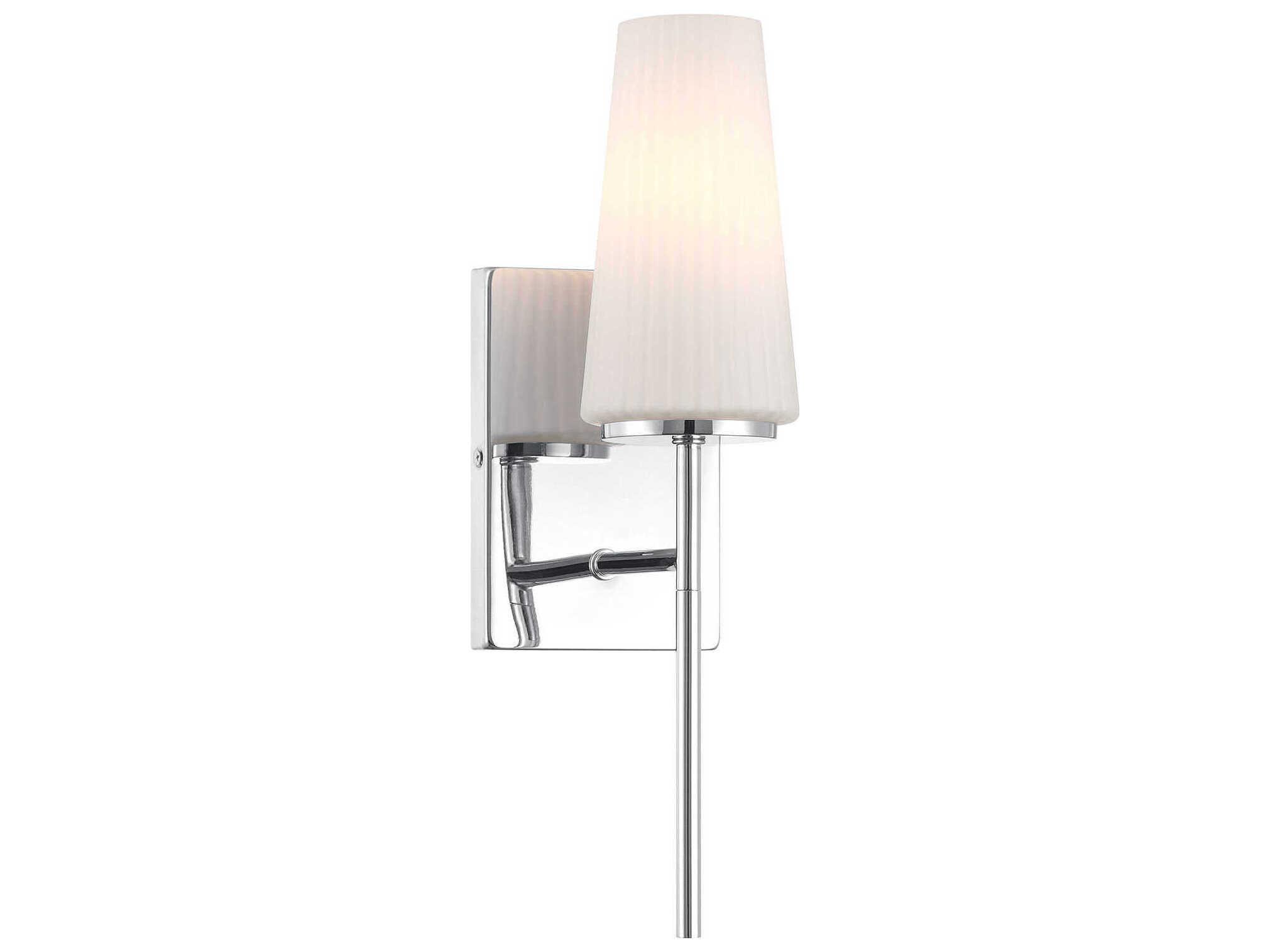 Savoy House Meridian 1-Light Chrome Wall Sconce
