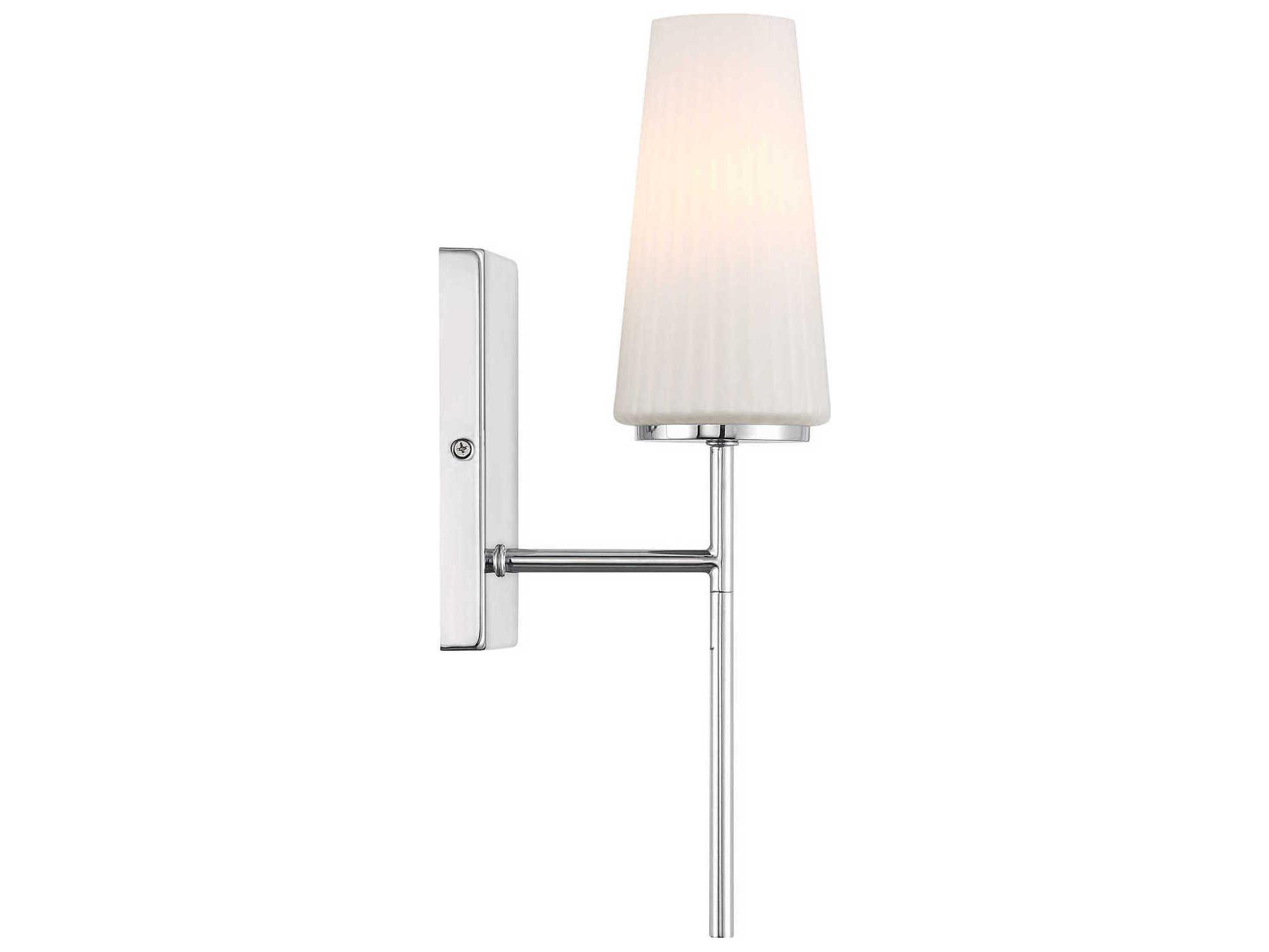 Savoy House Meridian 1-Light Chrome Wall Sconce