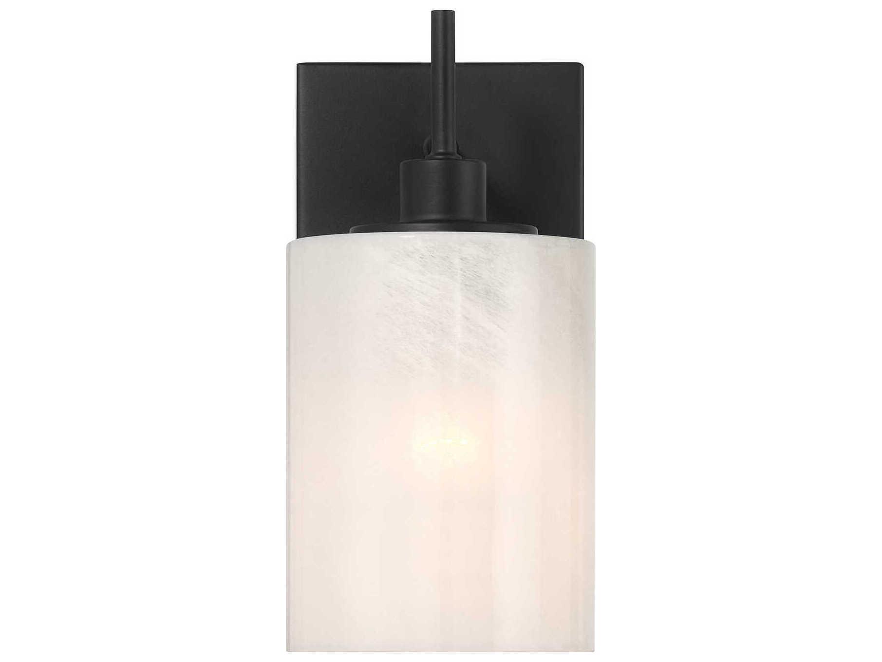 Savoy House Meridian 1-Light Matte Black Wall Sconce