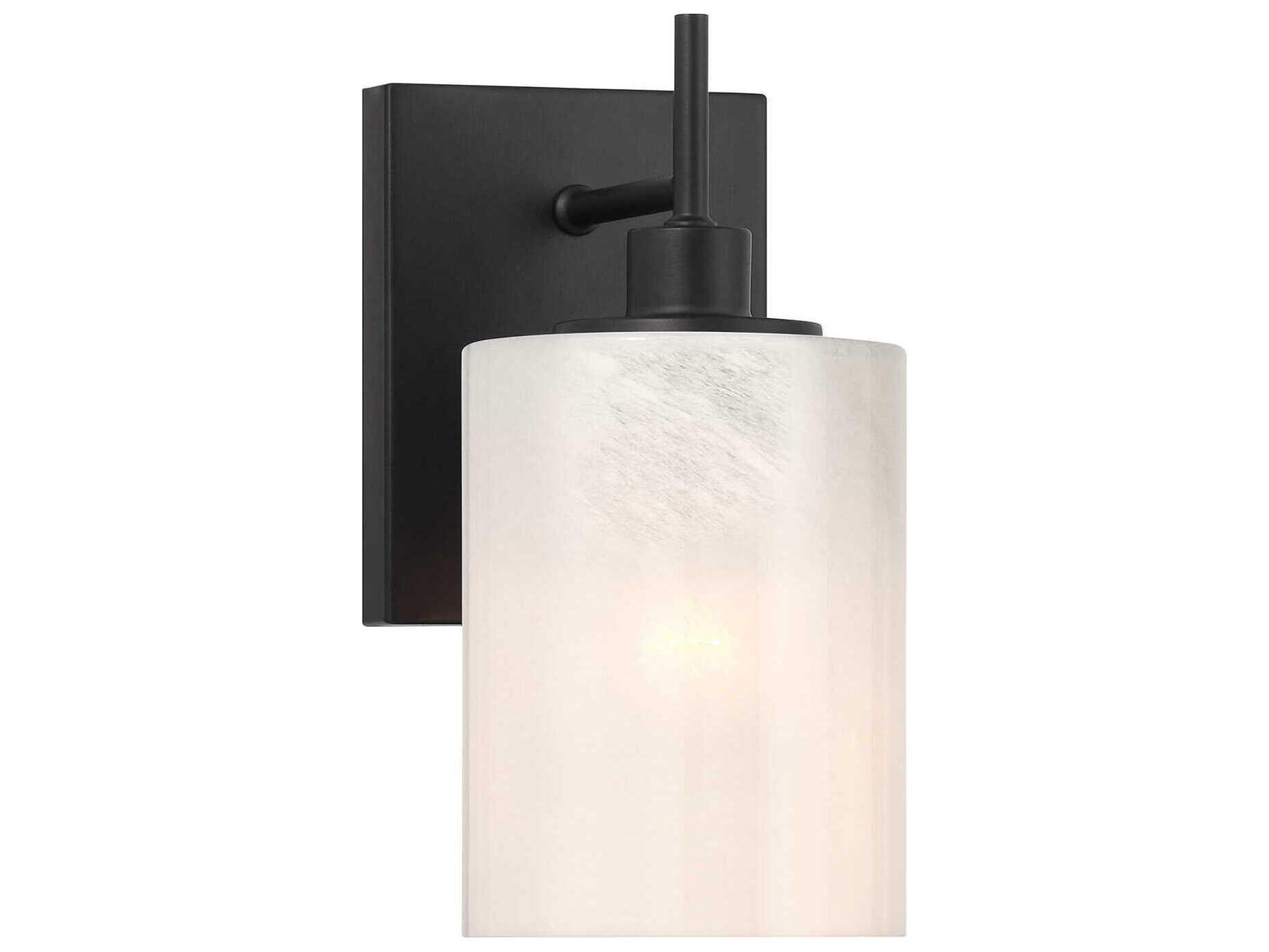Savoy House Meridian 1-Light Matte Black Wall Sconce