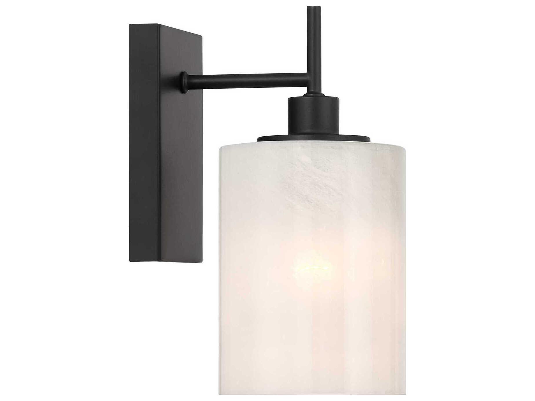 Savoy House Meridian 1-Light Matte Black Wall Sconce