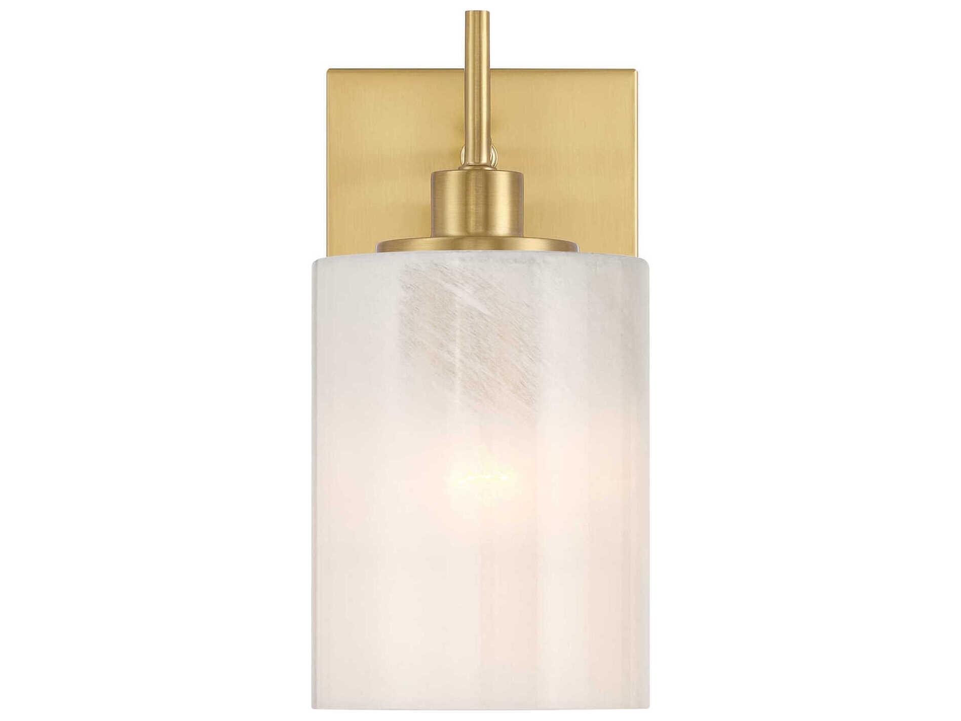 Savoy House Meridian 1-Light Natural Brass Wall Sconce