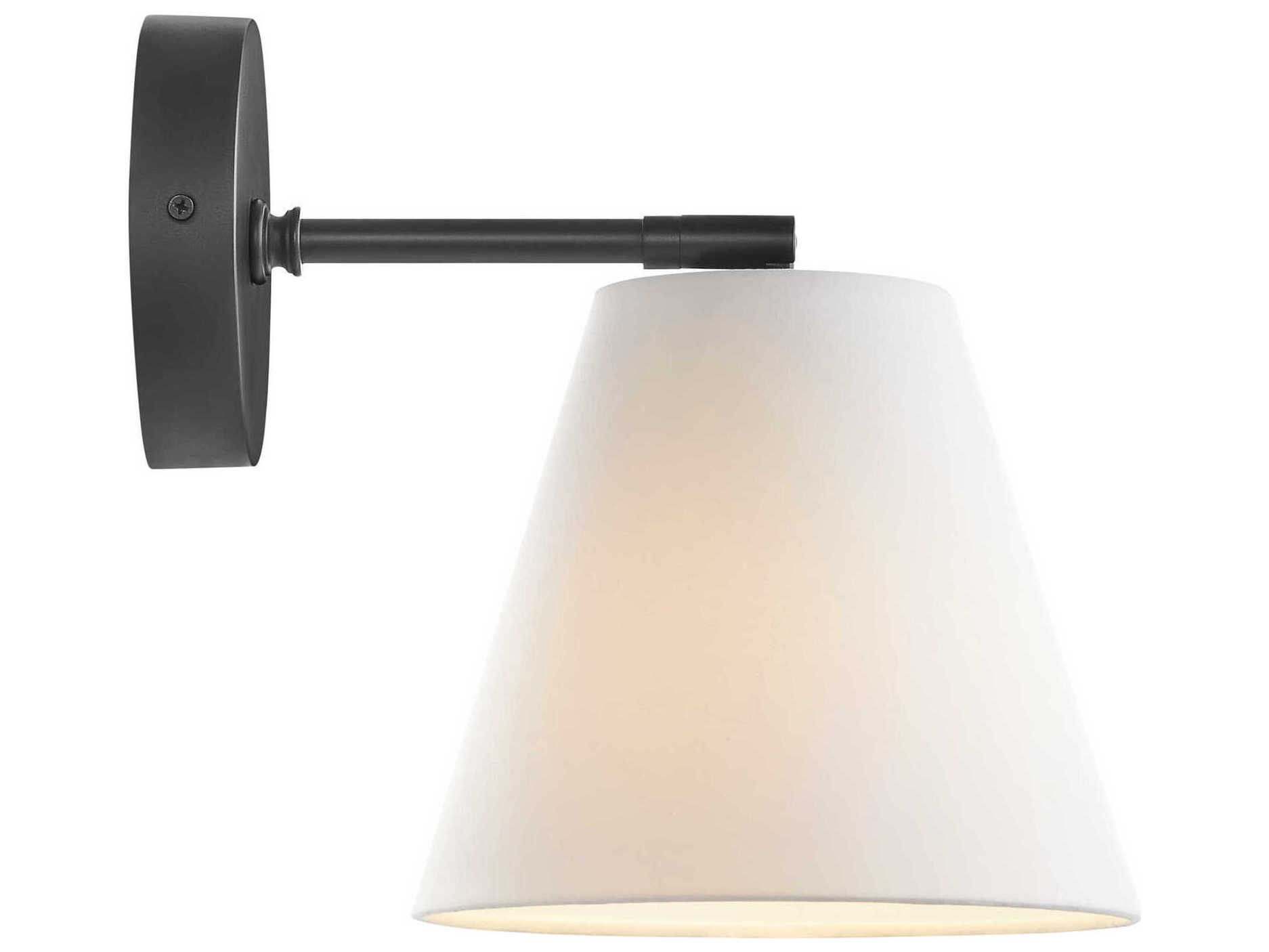 Savoy House Meridian 1-Light Matte Black Wall Sconce