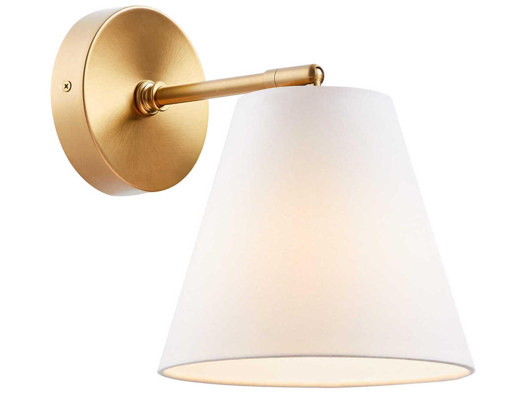 Savoy House Meridian 1-Light Natural Brass Wall Sconce