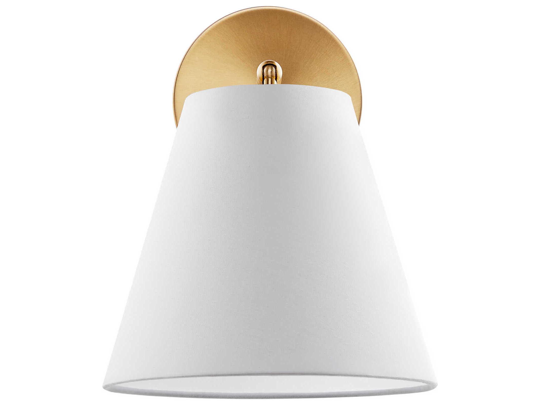 Savoy House Meridian 1-Light Natural Brass Wall Sconce