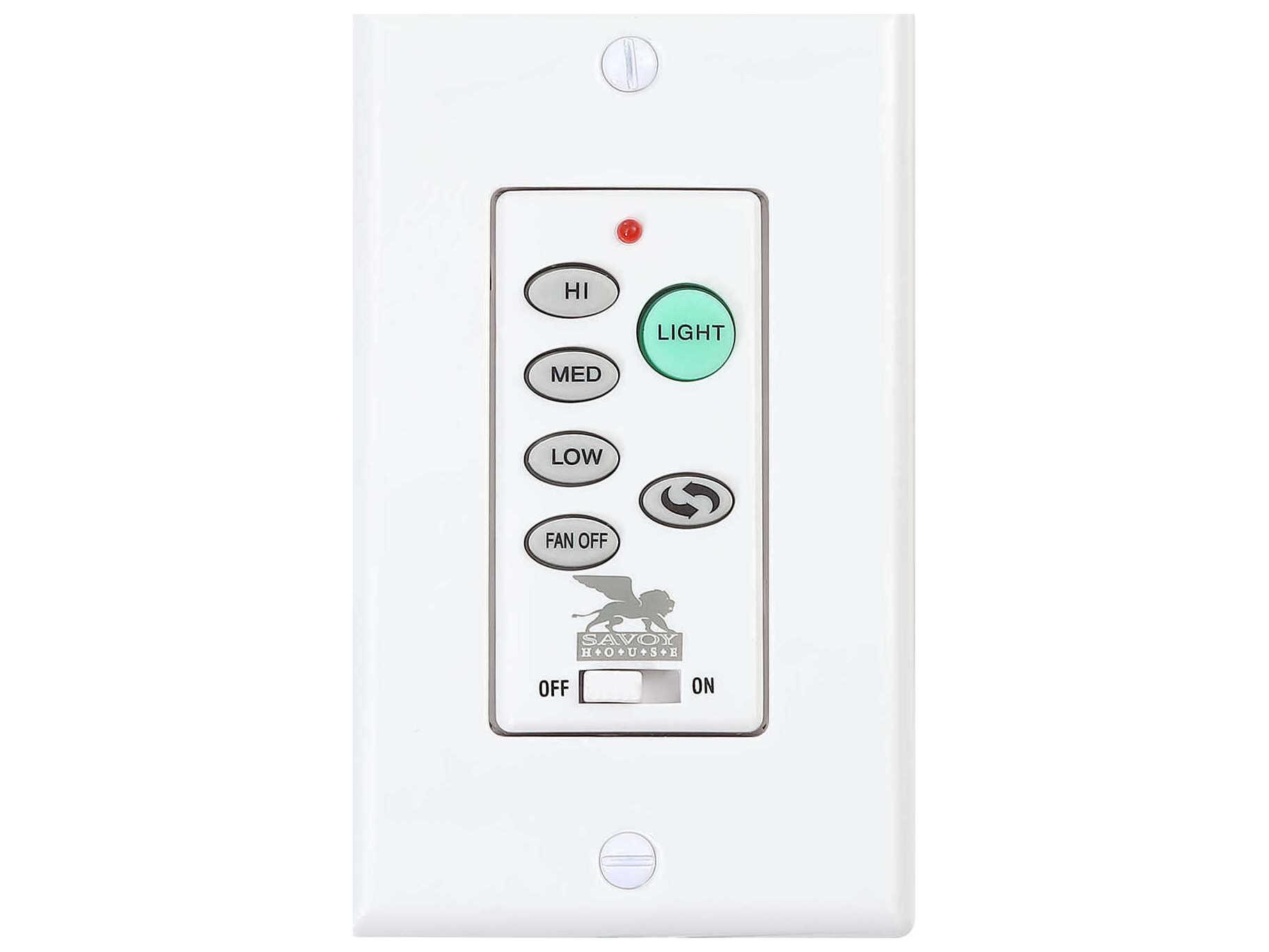 Savoy House Wall Control and Receiver for Fan D'Lier