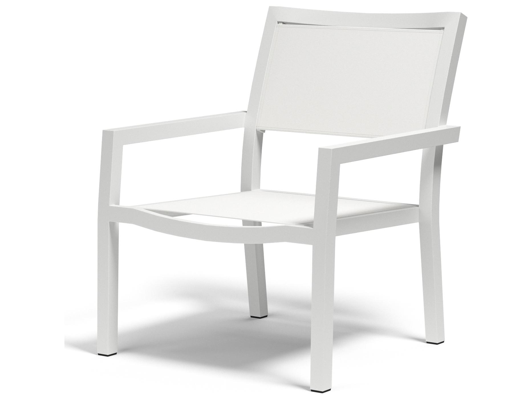 Sunset West Naples Sling Aluminum Stackable Outdoor Patio Lounge Chair