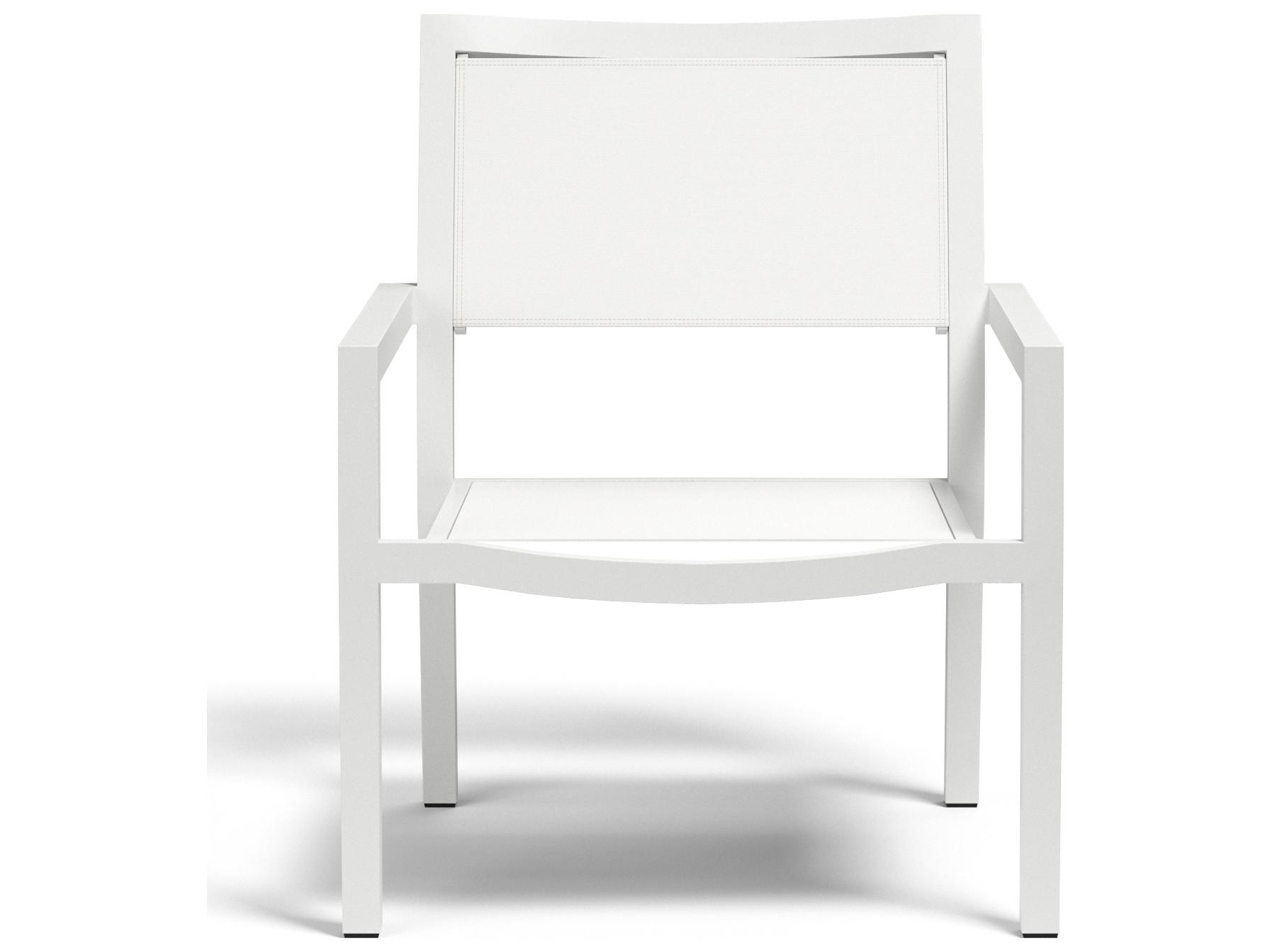 Sunset West Naples Sling Aluminum Stackable Outdoor Patio Lounge Chair