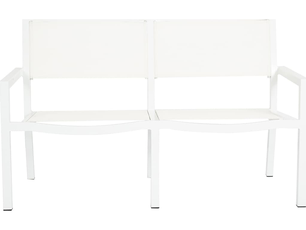 Sunset West Naples Sling Aluminum Outdoor Patio Loveseat