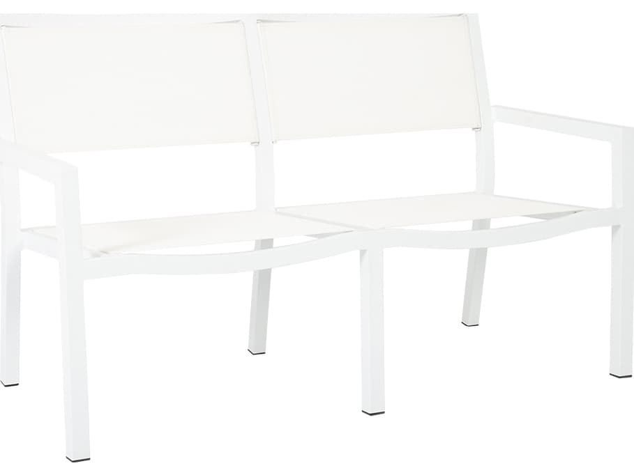 Sunset West Naples Sling Aluminum Outdoor Patio Loveseat