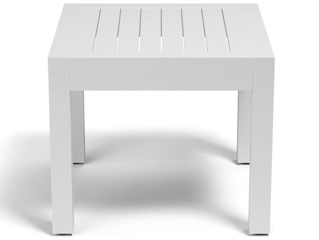 Sunset West Naples Aluminum Square Outdoor End Table