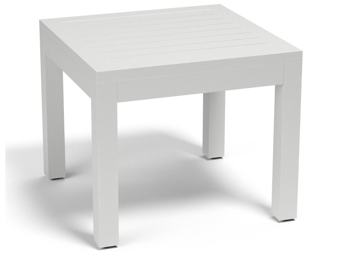 Sunset West Naples Aluminum Square Outdoor End Table