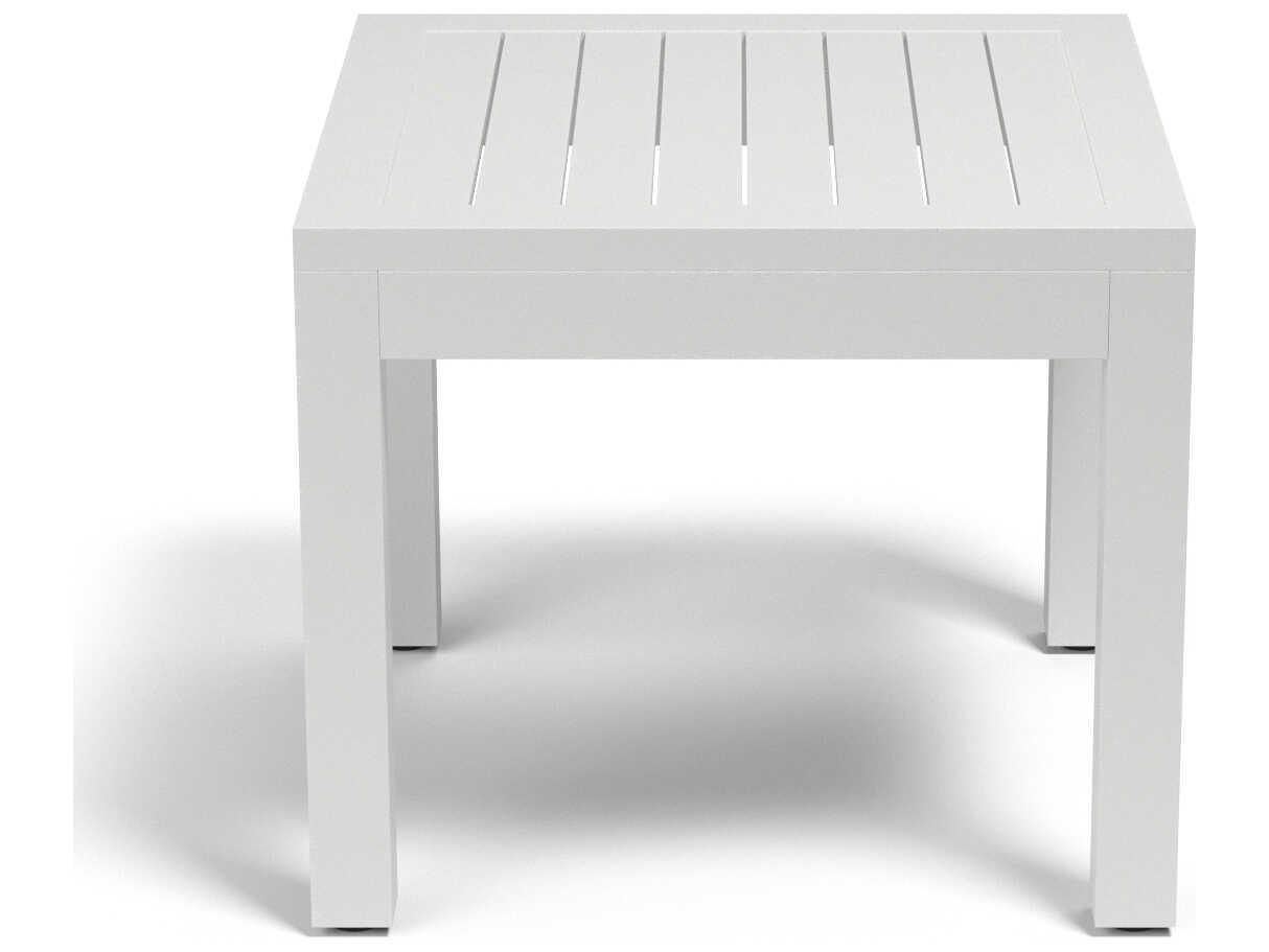 Sunset West Naples Aluminum Square Outdoor End Table