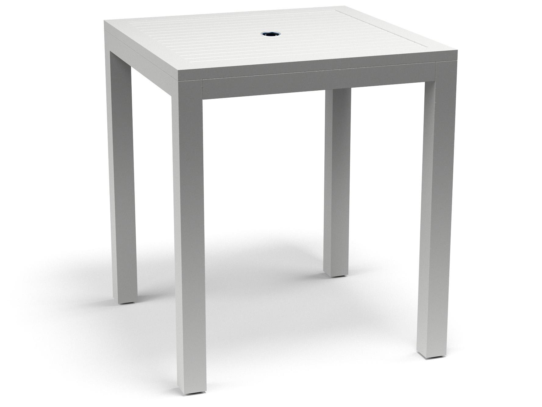 Sunset West Naples Aluminum Square Patio Bar Table