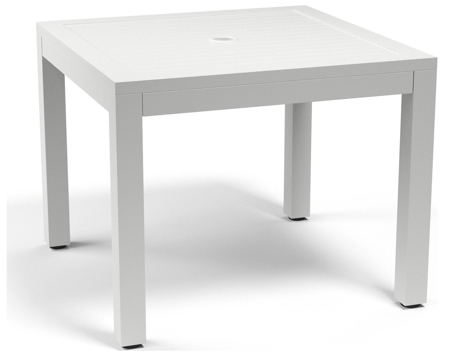 Sunset West Naples Aluminum Square Patio Dining Table