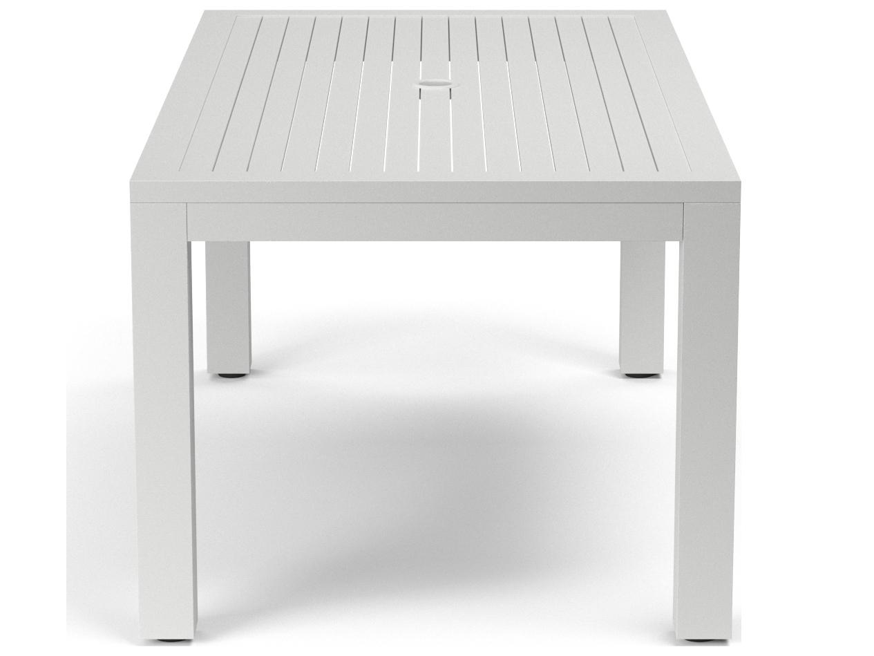 Sunset West Naples Aluminum Rectangular Outdoor Dining Table