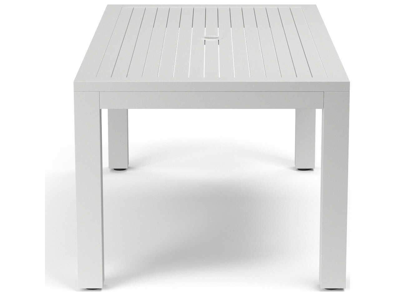 Sunset West Naples Aluminum Rectangular Outdoor Dining Table