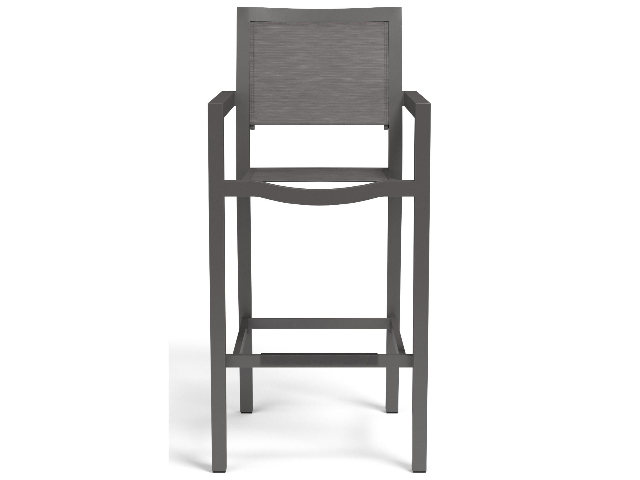 Sunset West Vegas Sling Aluminum Patio Bar Stool