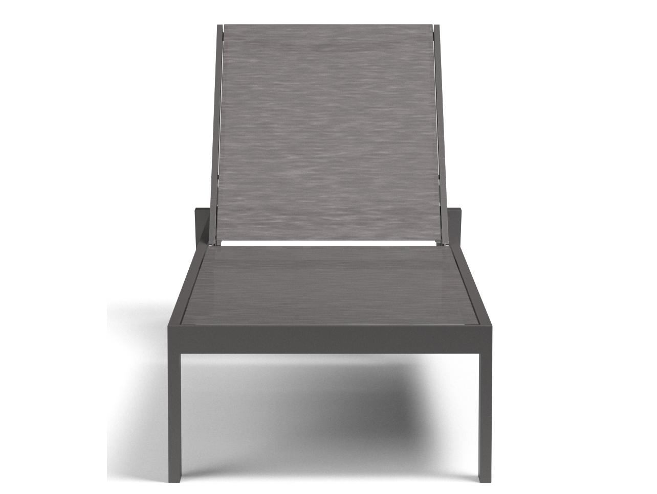 Sunset West Vegas Sling Aluminum Stackable Outdoor Chaise Lounge