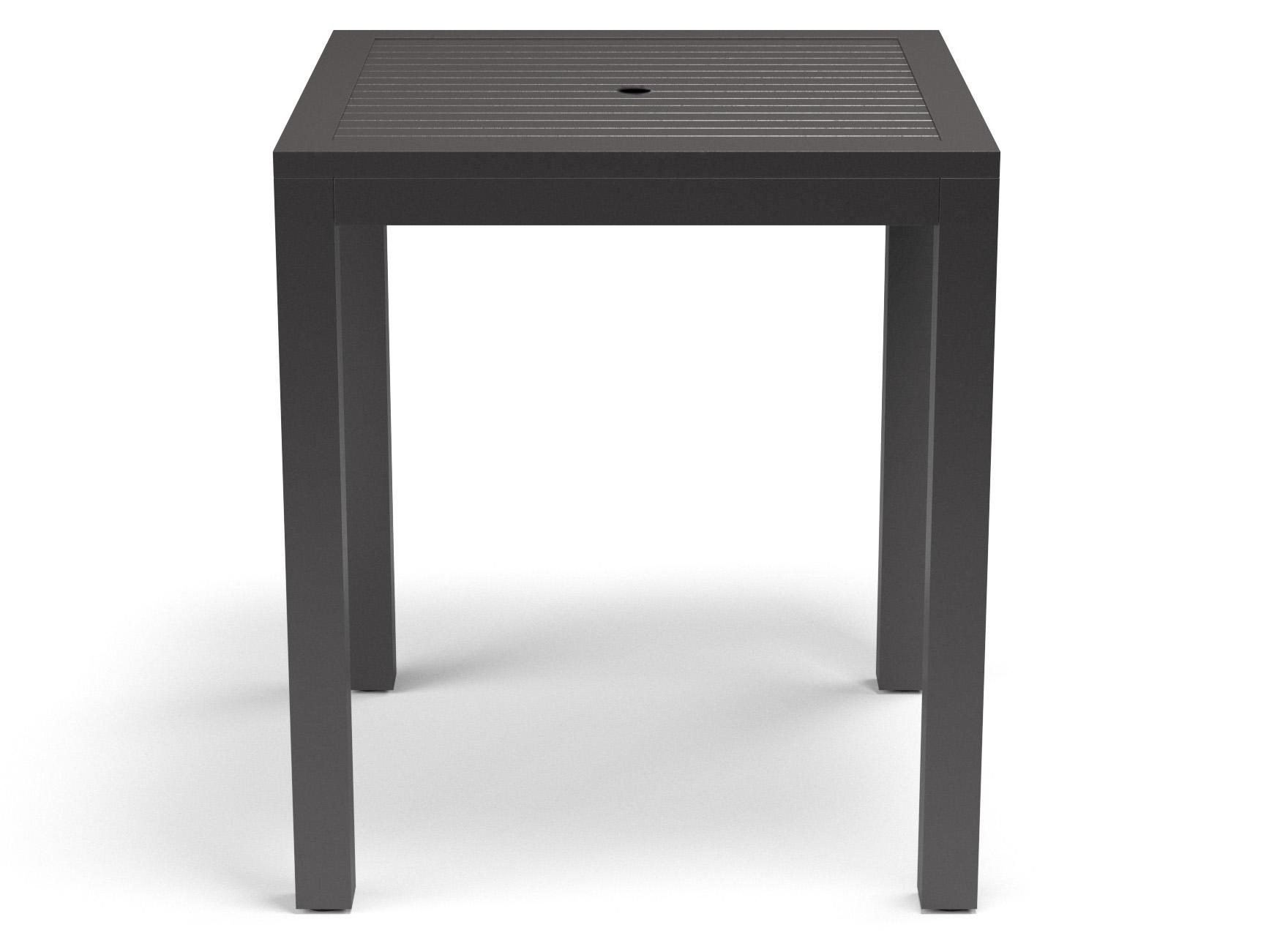 Sunset West Vegas Aluminum Square Outdoor Bar Table