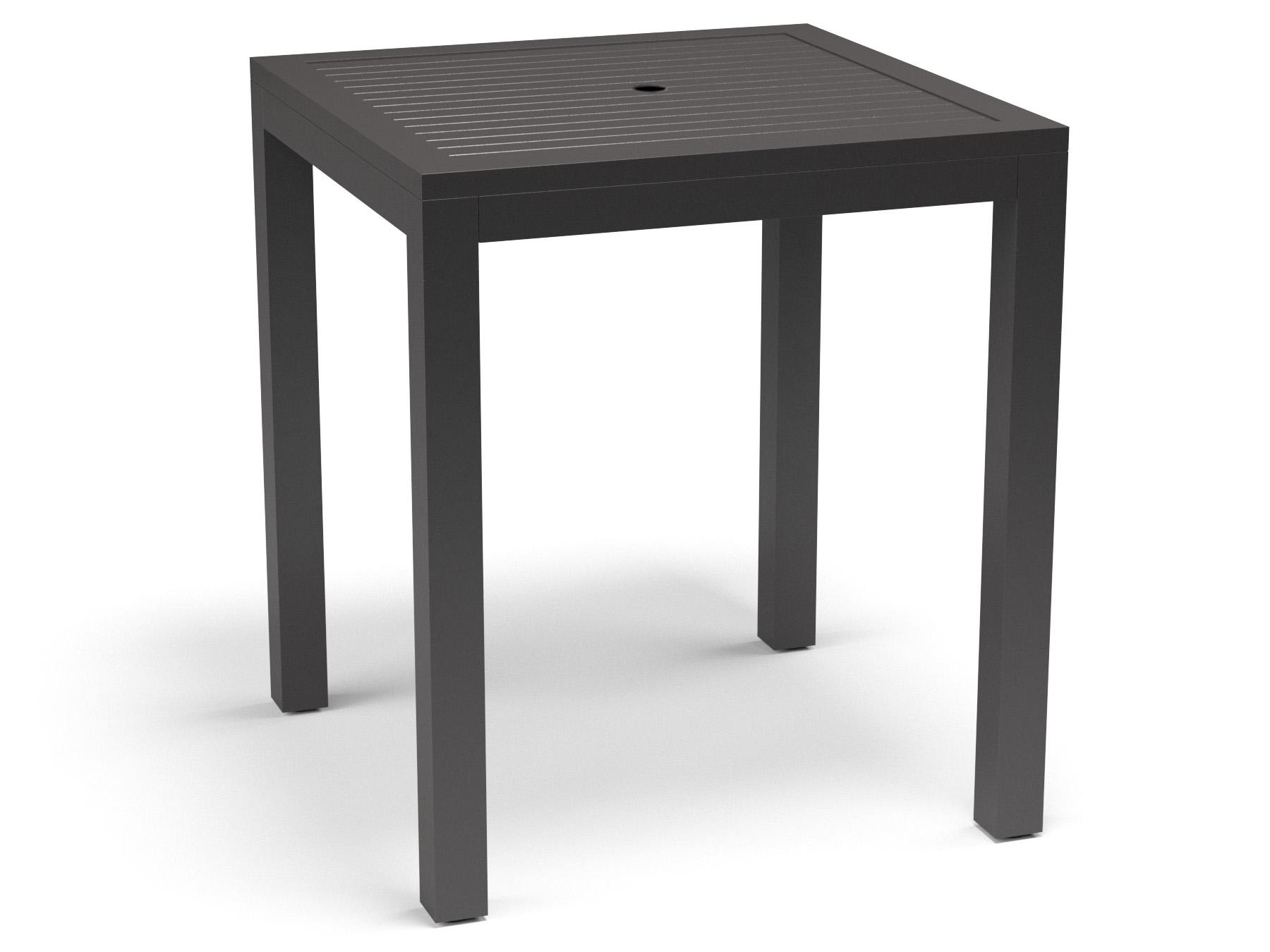 Sunset West Vegas Aluminum Square Outdoor Bar Table