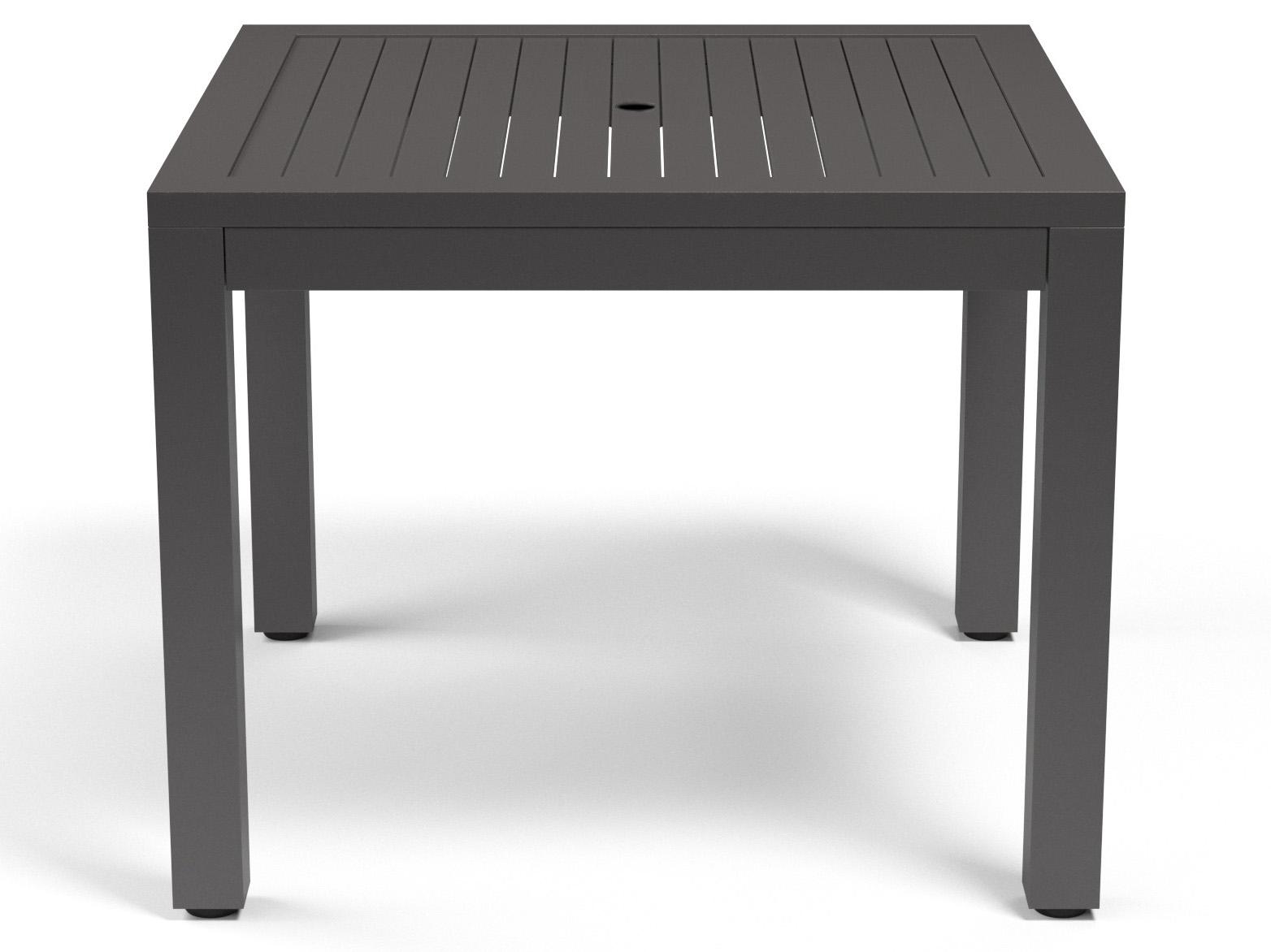 Sunset West Vegas Aluminum Square Outdoor Bar Table