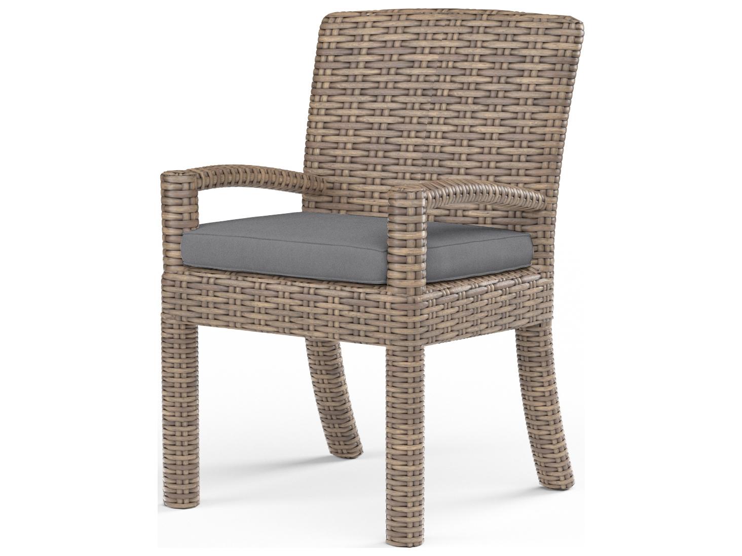 Sunset West Havana Wicker Outdoor Dining Chair
