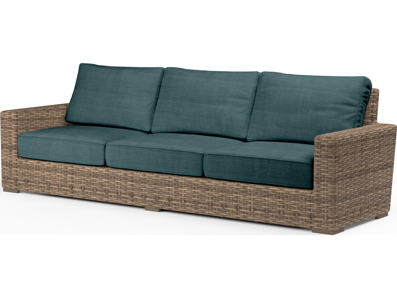 Sunset West Havana Wicker Patio Sofa