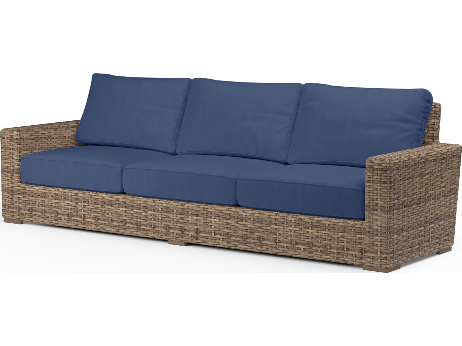 Sunset West Havana Wicker Patio Sofa